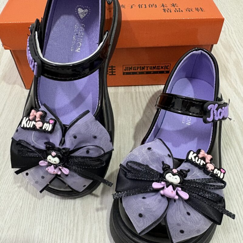 KIDS KUROMI SHOES (BLACK)