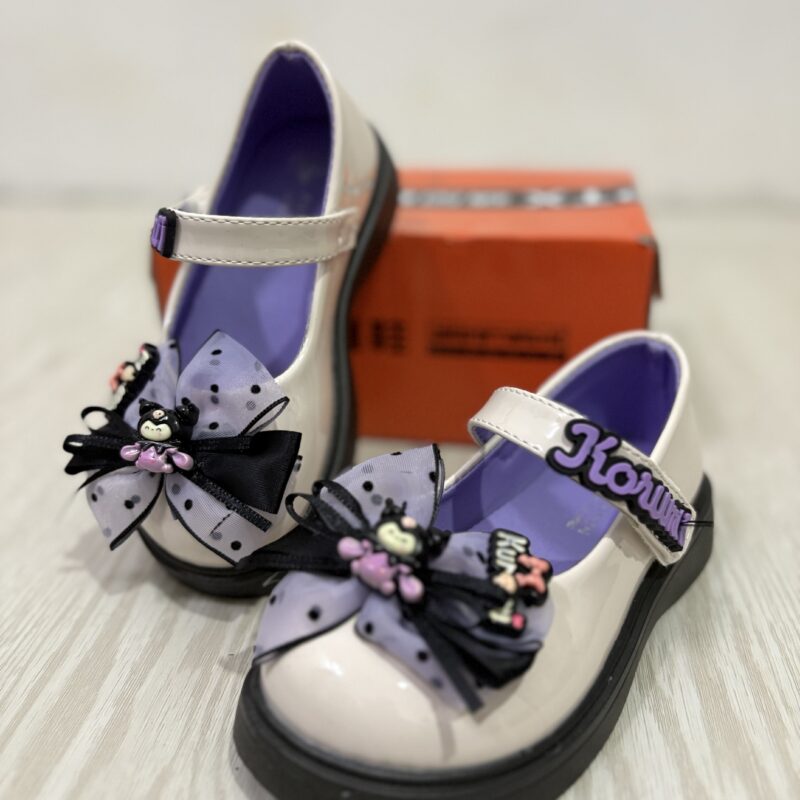 KIDS KUROMI SHOES (WHITE)